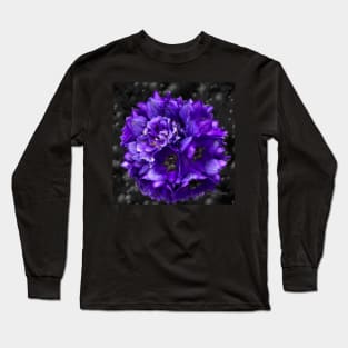 Purple Delphinium Art Fashion and Home Decor Long Sleeve T-Shirt